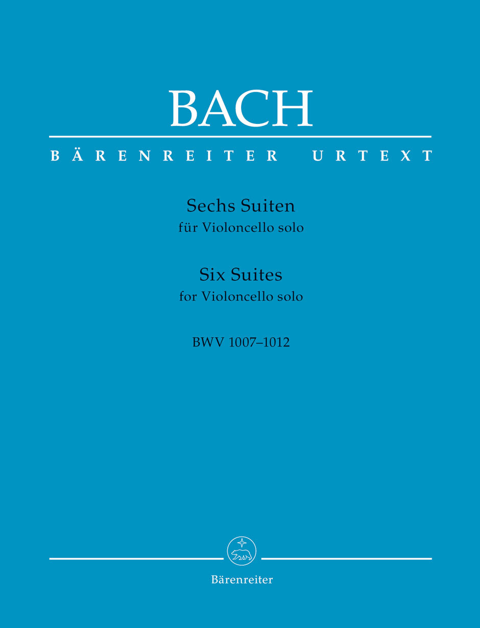 Cover: 9790006565771 | Sechs Suiten für Violoncello solo BWV 1007-1012 | Bach | Taschenbuch