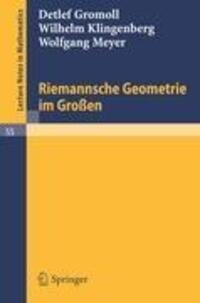 Cover: 9783540071334 | Riemannsche Geometrie im Großen | Detlef Gromoll (u. a.) | Taschenbuch