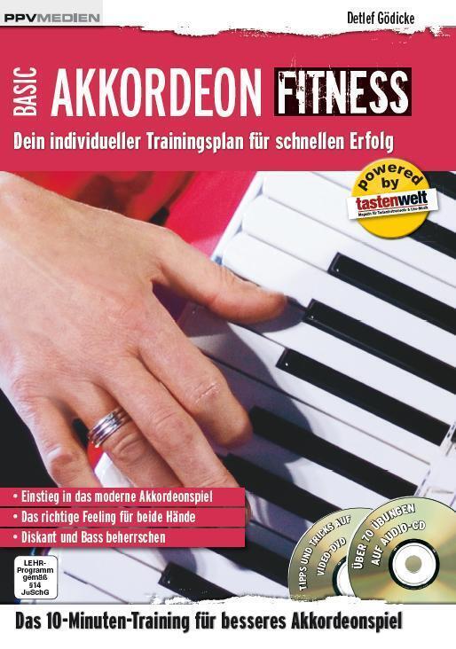 Cover: 9783941531888 | Akkordeon Fitness, m. 1 Audio-CD, m. 1 DVD. Bd.1 | Detlef Gödicke