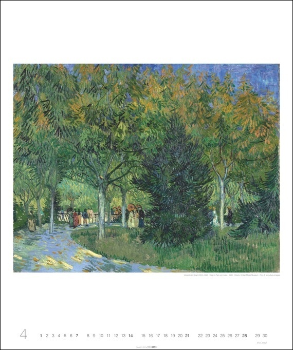 Bild: 9783840084980 | Vincent van Gogh Edition Kalender 2024. Kunstvoller Wandkalender...