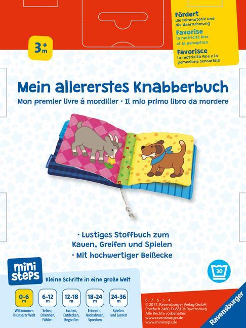 Bild: 9783473317325 | ministeps: Mein allererstes Knabberbuch | Ab 3 Monaten | Taschenbuch