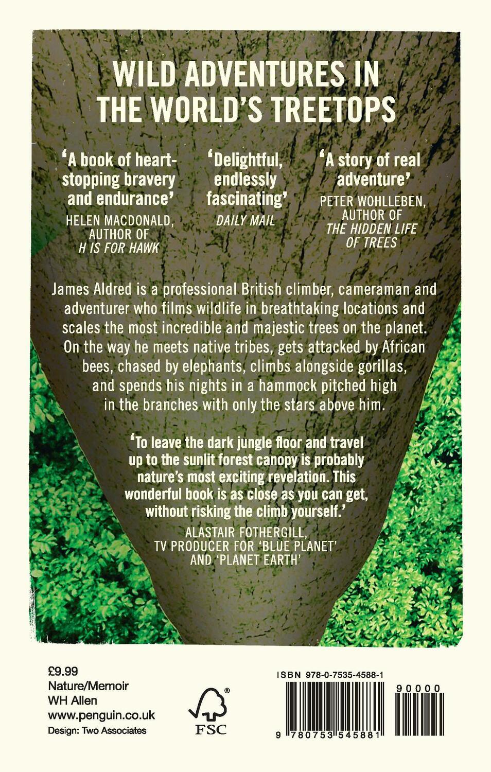 Rückseite: 9780753545881 | The Man Who Climbs Trees | James Aldred | Taschenbuch | Englisch