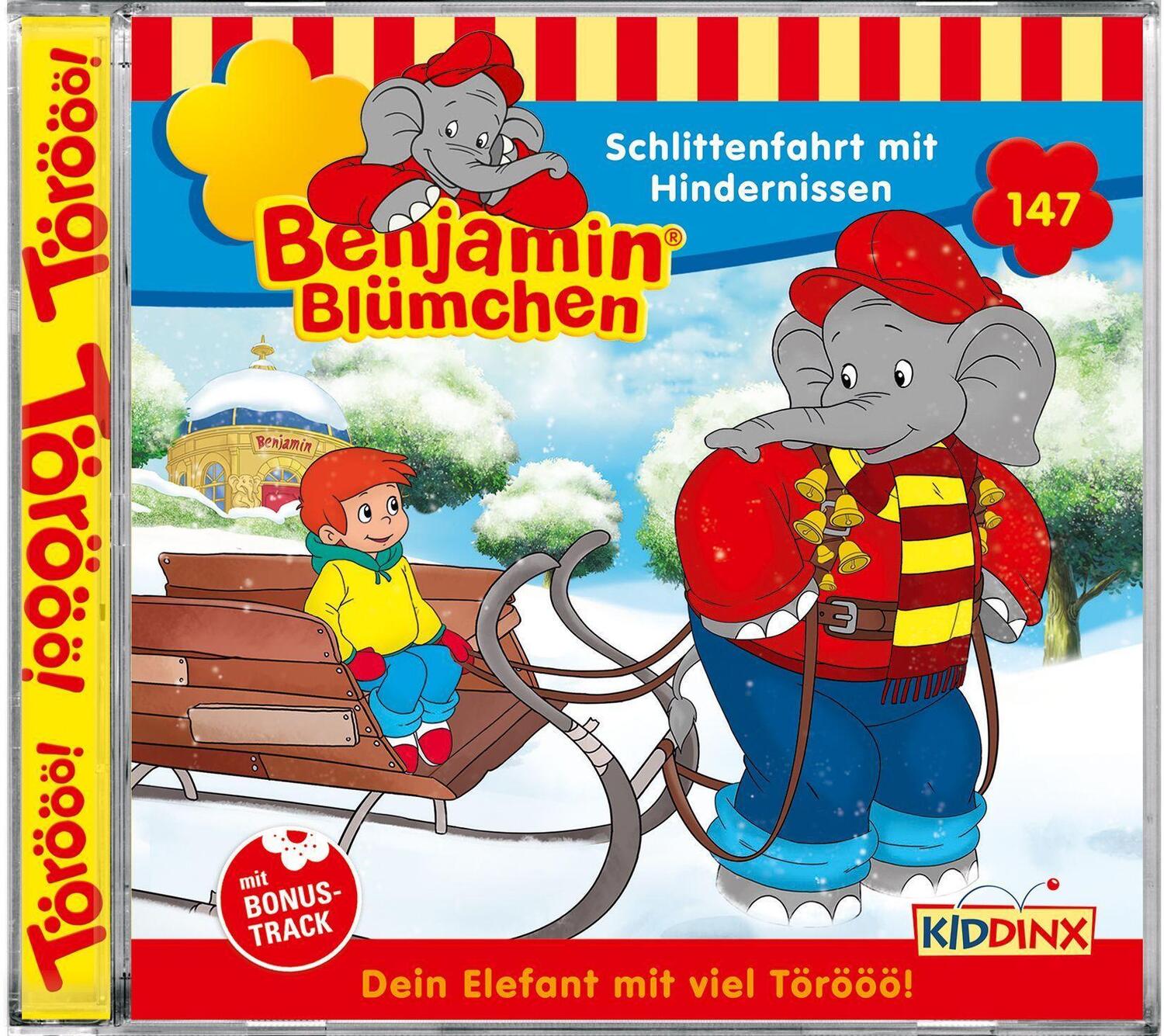 Cover: 4001504255473 | Folge 147:Schlittenfahrt mit Hindernissen | Benjamin Blümchen | CD