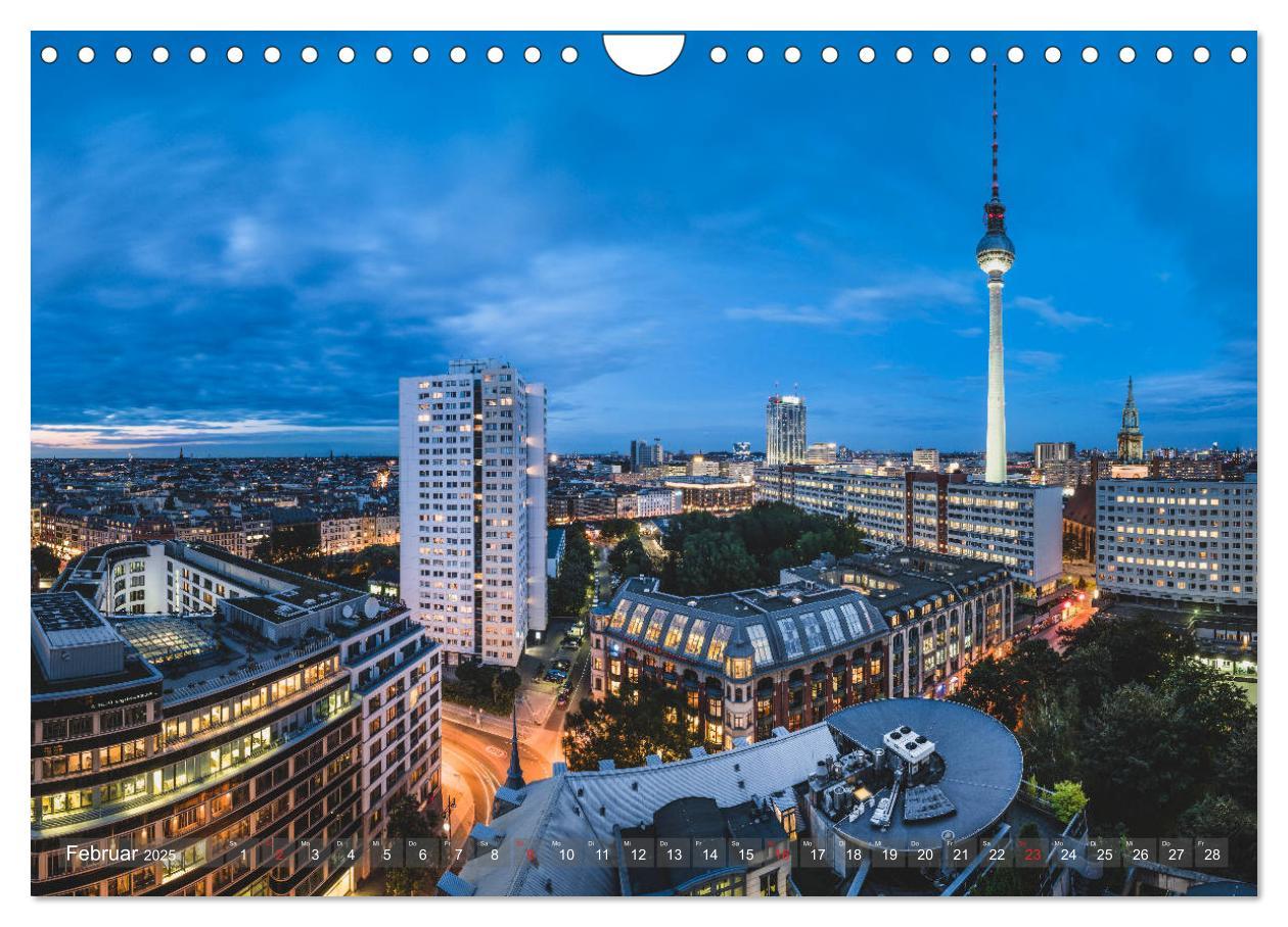 Bild: 9783435307128 | Berlin von oben (Wandkalender 2025 DIN A4 quer), CALVENDO...