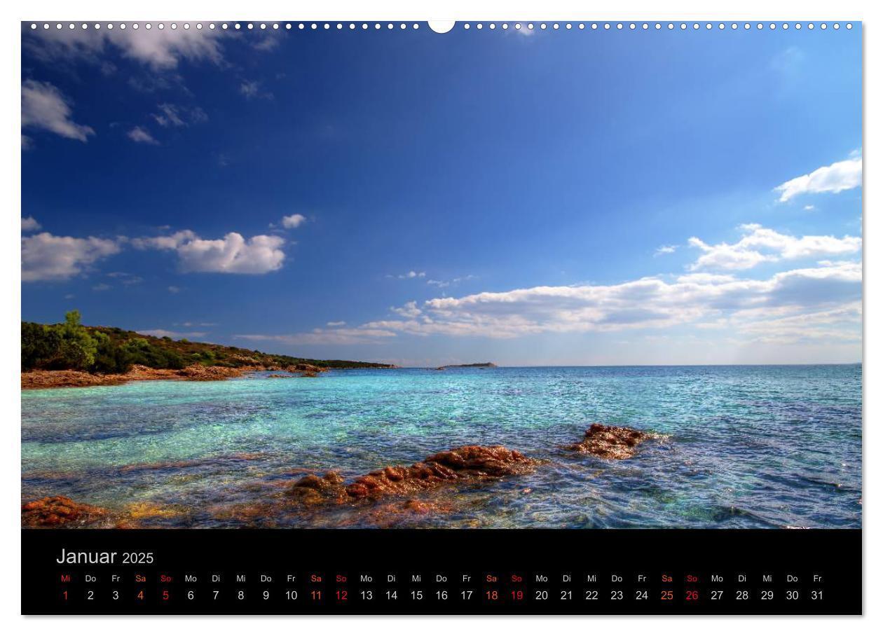 Bild: 9783435742448 | Sardinien / CH-Version (Wandkalender 2025 DIN A2 quer), CALVENDO...