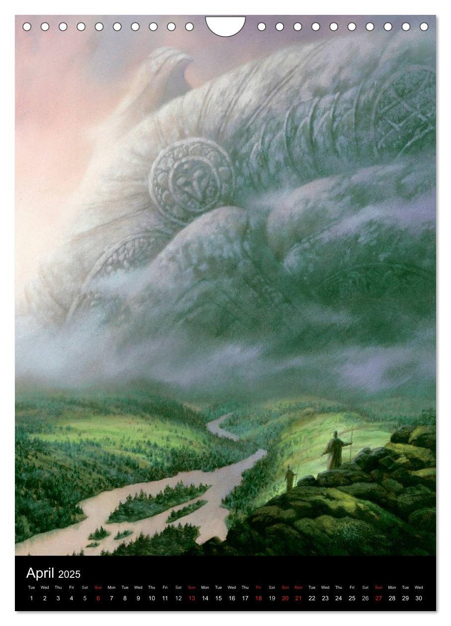 Bild: 9781325976904 | INNERSCAPES Fantasy Paintings by Christophe Vacher (Wall Calendar...