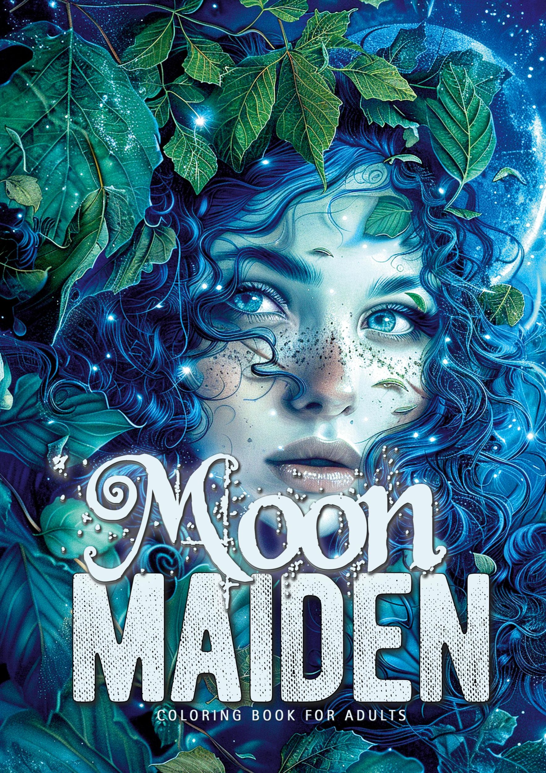 Cover: 9783759803627 | Moon Maiden Coloring Book for Adults | Monsoon Publishing | Buch