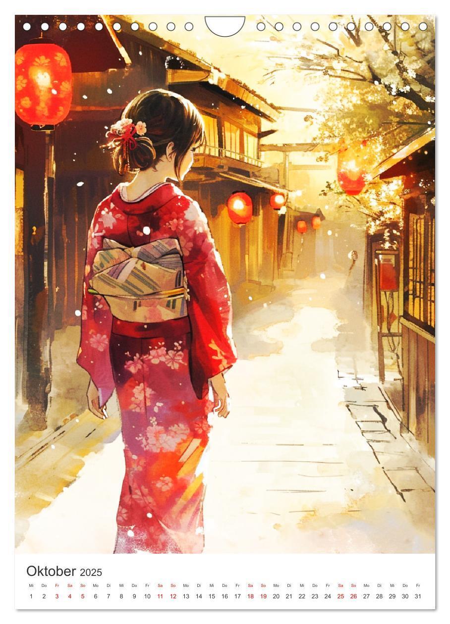 Bild: 9783383815966 | Japan. Impressionen im Aquarell-Stil (Wandkalender 2025 DIN A4...