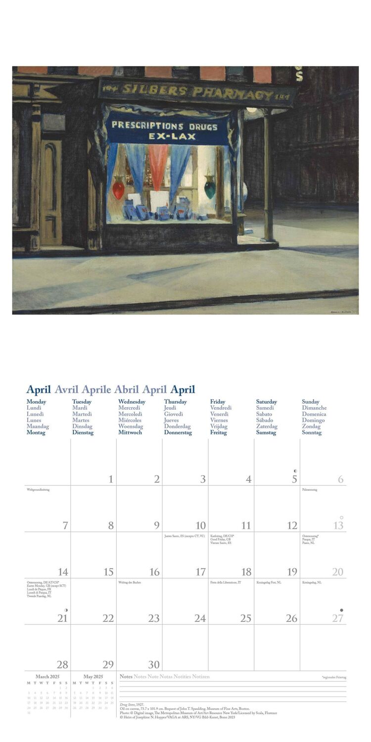 Bild: 4002725987990 | Edward Hopper 2025 - Wand-Kalender - Broschüren-Kalender - 30x30 -...