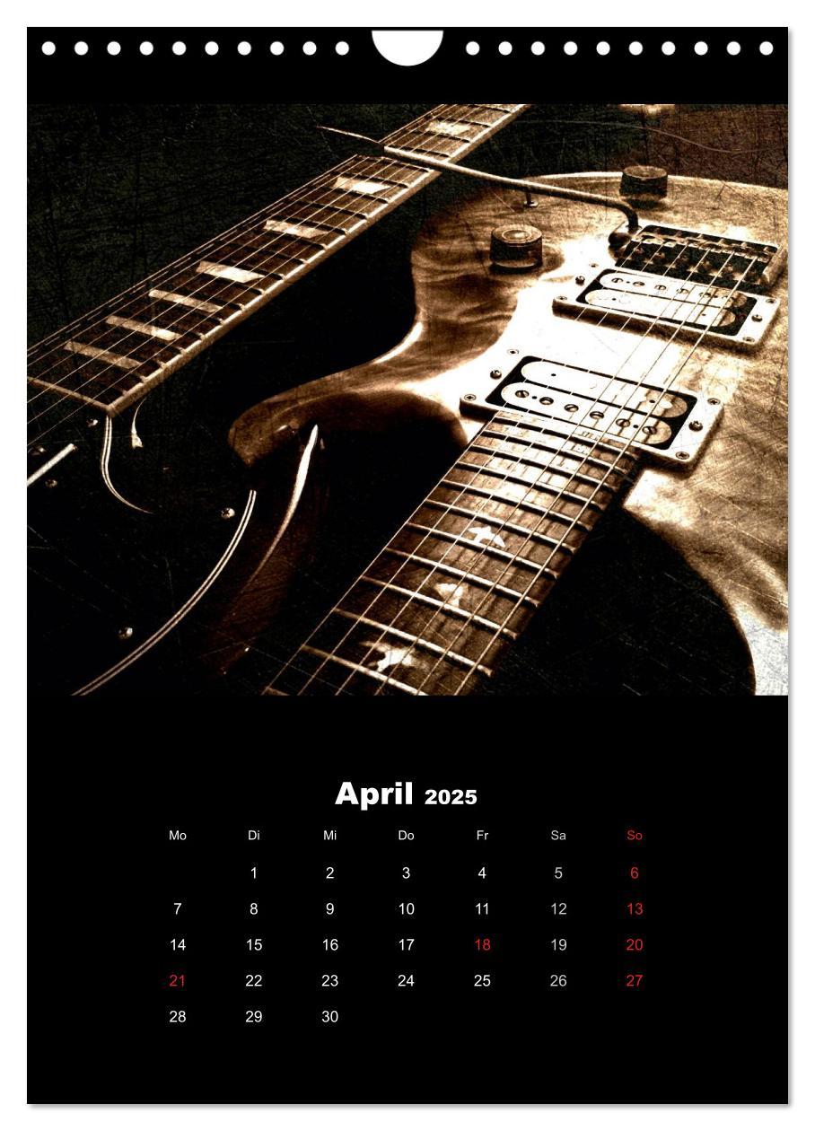 Bild: 9783457016244 | Vintage Gitarren (Wandkalender 2025 DIN A4 hoch), CALVENDO...