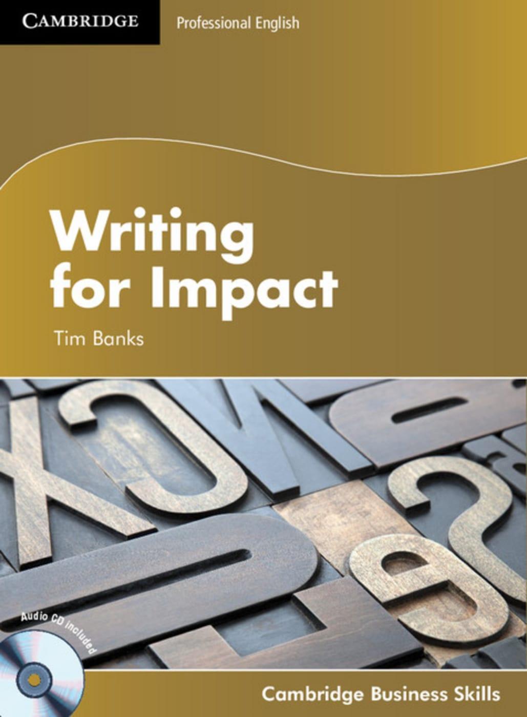 Cover: 9783125351837 | Writing for Impact | Tim Banks | Taschenbuch | 96 S. | Englisch | 2012