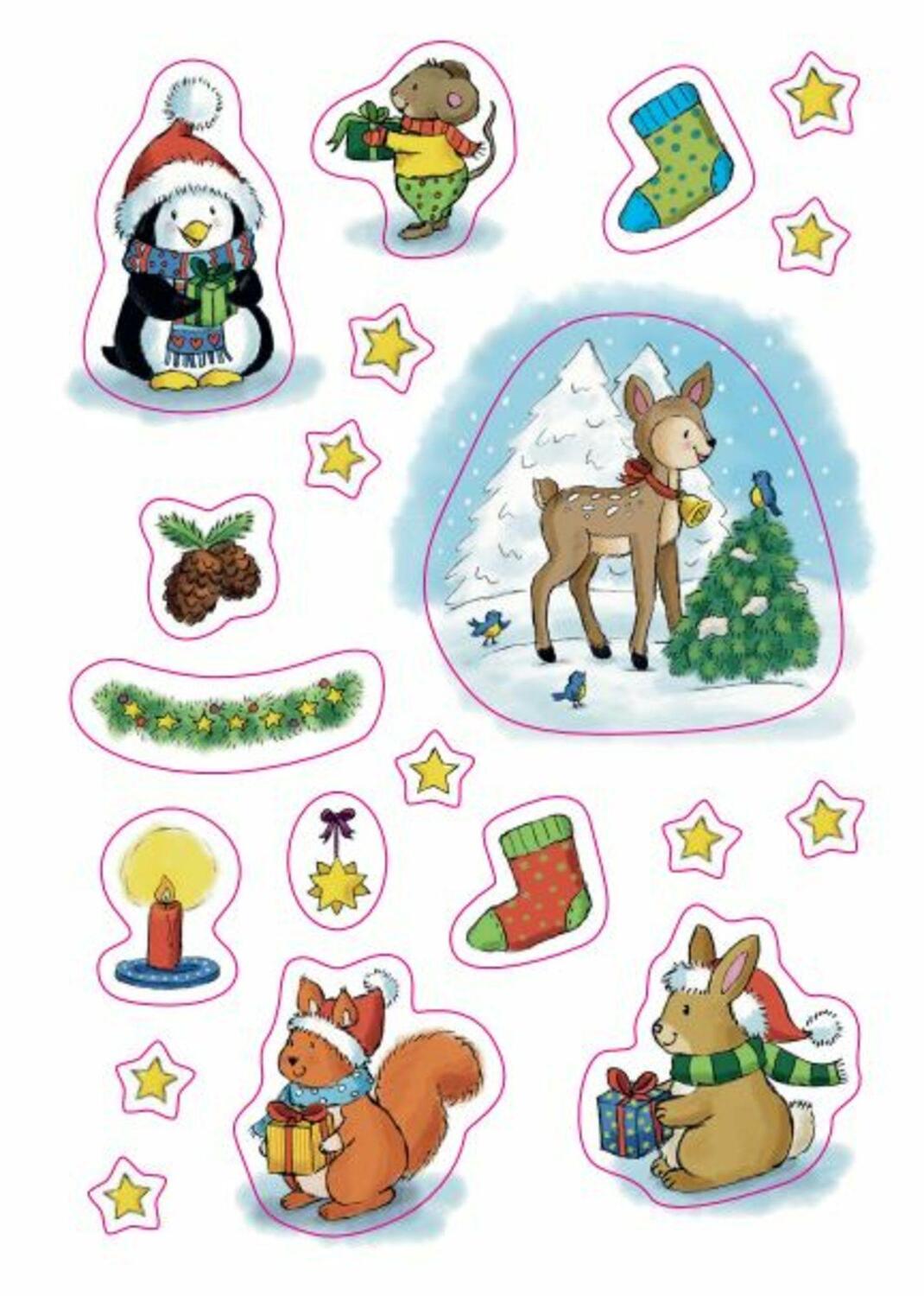 Bild: 4050003954189 | Sticker Frohe Weihnachten | Lena Maria Bellermann | Broschüre | 16 S.