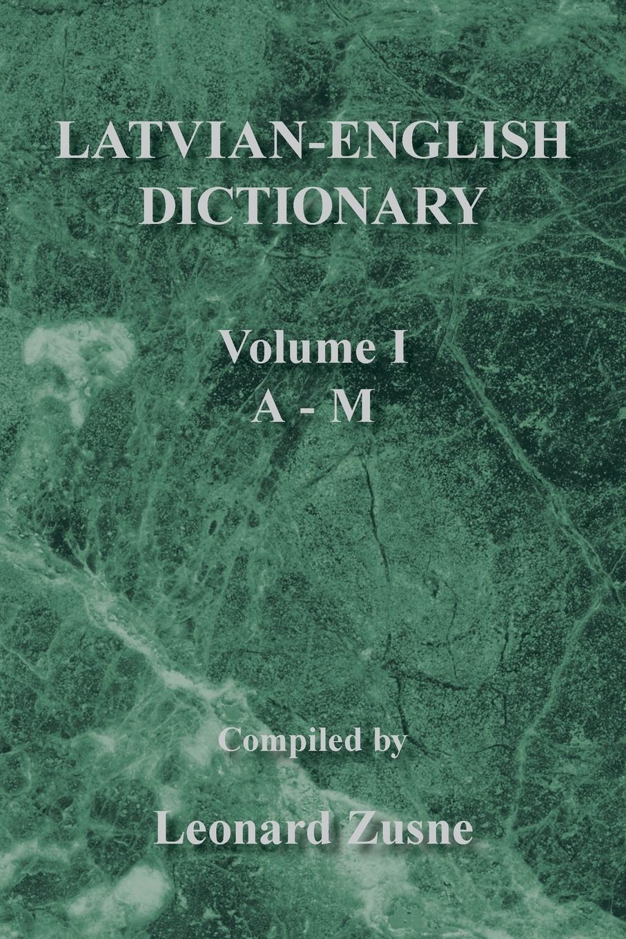 Cover: 9781436340328 | Latvian-English Dictionary | Volume I a - M | Taschenbuch | Paperback