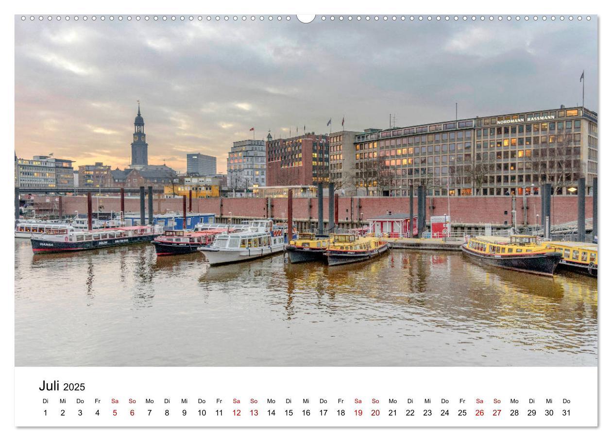 Bild: 9783435215003 | Die farbige Hafenstadt Hamburg (Wandkalender 2025 DIN A2 quer),...