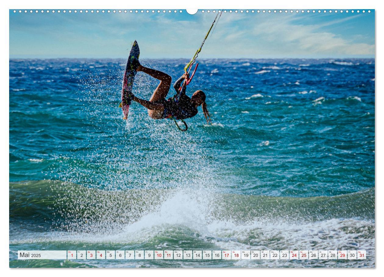 Bild: 9783435100187 | Faszination Kitesurfen (Wandkalender 2025 DIN A2 quer), CALVENDO...