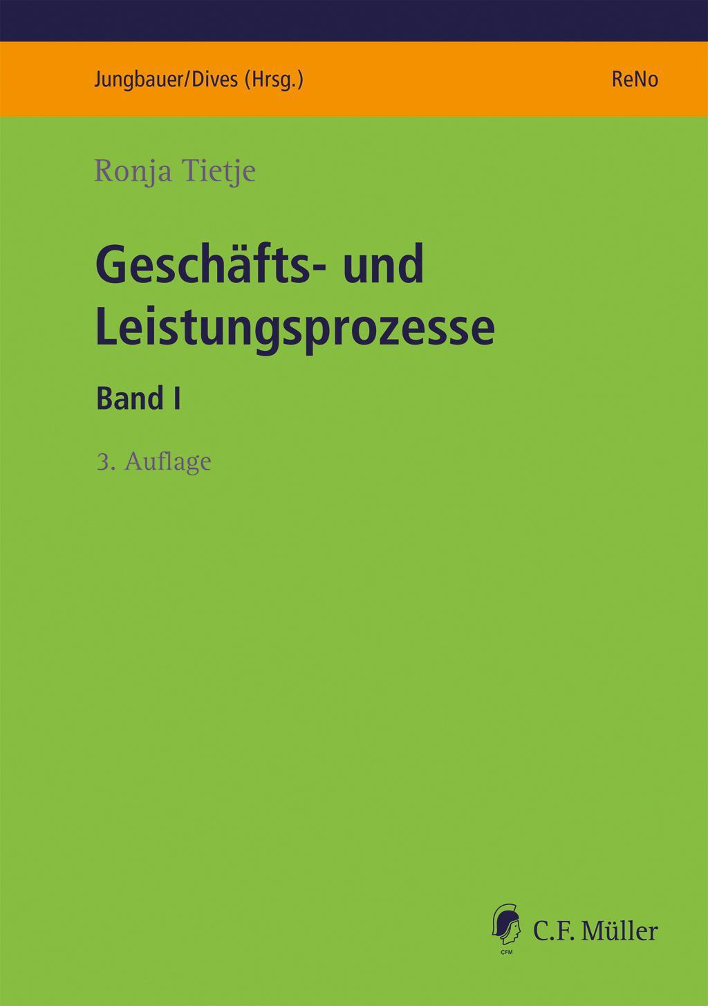 Cover: 9783811407381 | Geschäfts- und Leistungsprozesse I | Ronja Tietje | Taschenbuch | 2022
