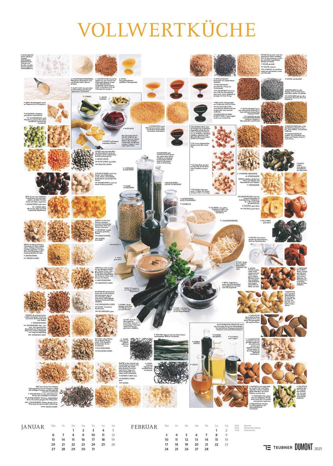 Bild: 4250809652887 | Food 2025 - Bildkalender 50x70 cm - mit kurzen Beschreibungen zu...