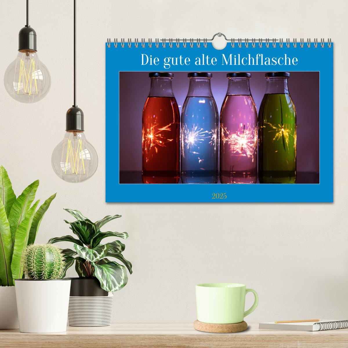 Bild: 9783383848537 | Die gute alte Milchflasche (Wandkalender 2025 DIN A4 quer),...