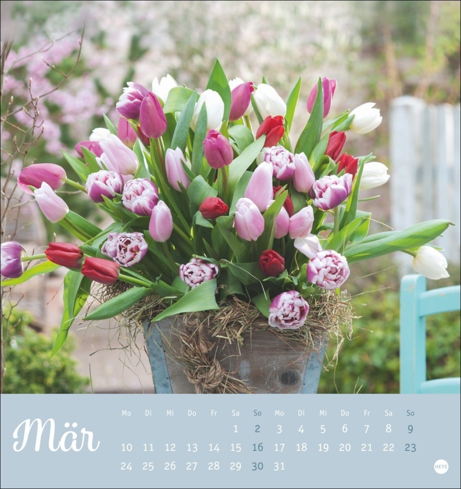 Bild: 9783756406937 | Herzliche Blumengrüße Postkartenkalender 2025 | Kalender | 13 S.