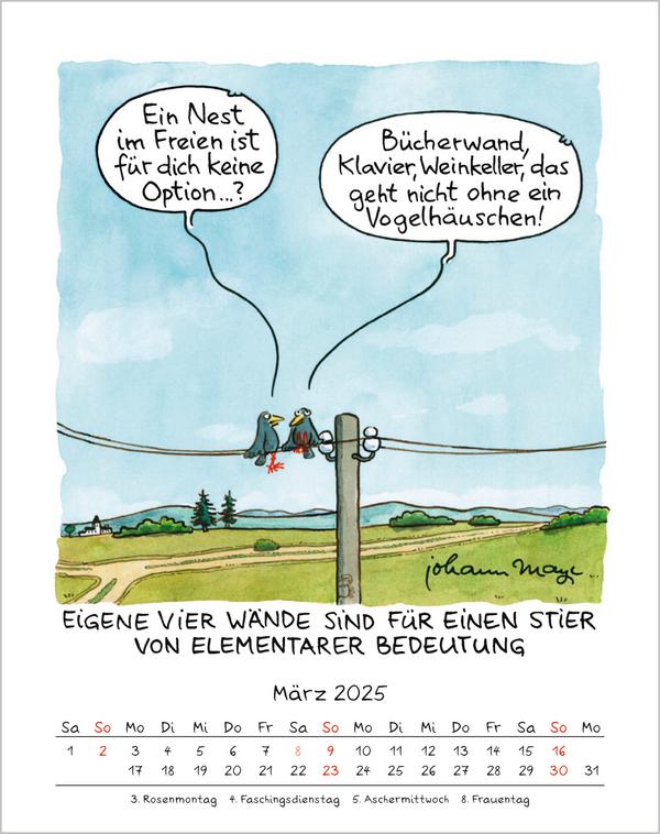 Bild: 9783731876632 | Stier 2025 | Verlag Korsch | Kalender | Spiralbindung | 13 S. | 2025