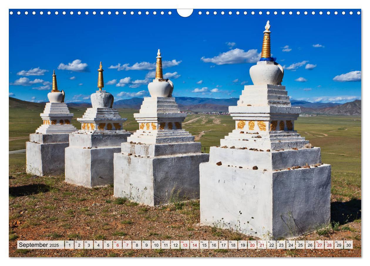 Bild: 9783435286553 | Mongolei Endlose Weite (Wandkalender 2025 DIN A3 quer), CALVENDO...