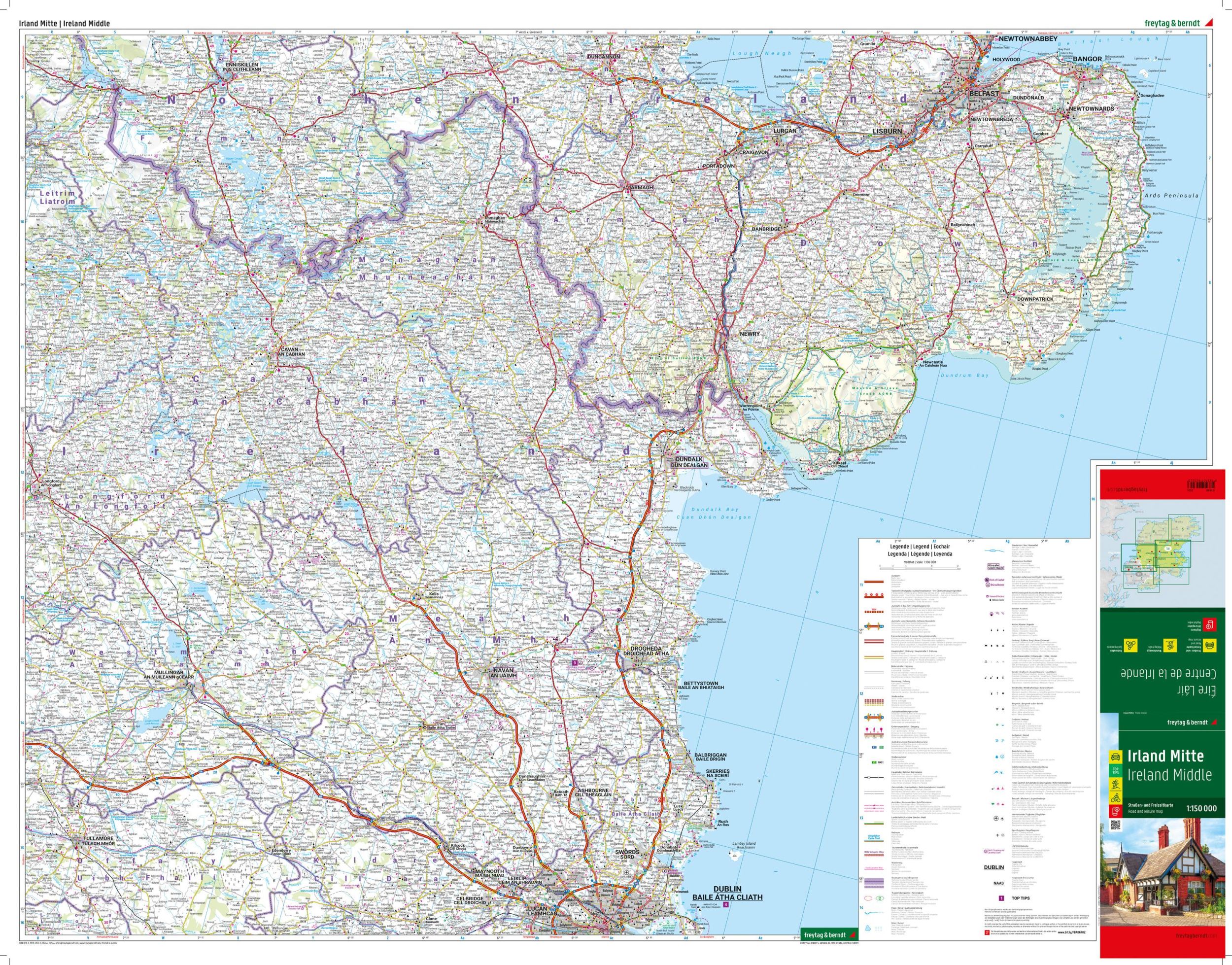 Bild: 9783707923223 | Irland, Straßen- und Freizeitkarten-Set 1:150.000, freytag &amp; berndt