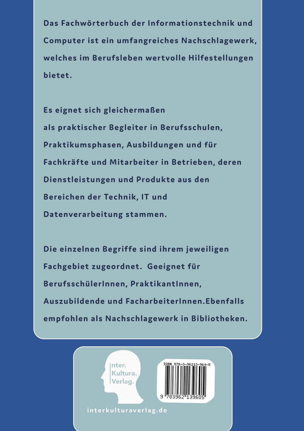 Rückseite: 9783962139605 | Praxiswörterbuch für IT und Computer | Deutsch-Persisch | Taschenbuch