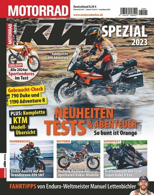 Cover: 9783613321526 | Motorrad KTM Spezial | Sonderheft 2023 | Taschenbuch | 132 S. | 2023