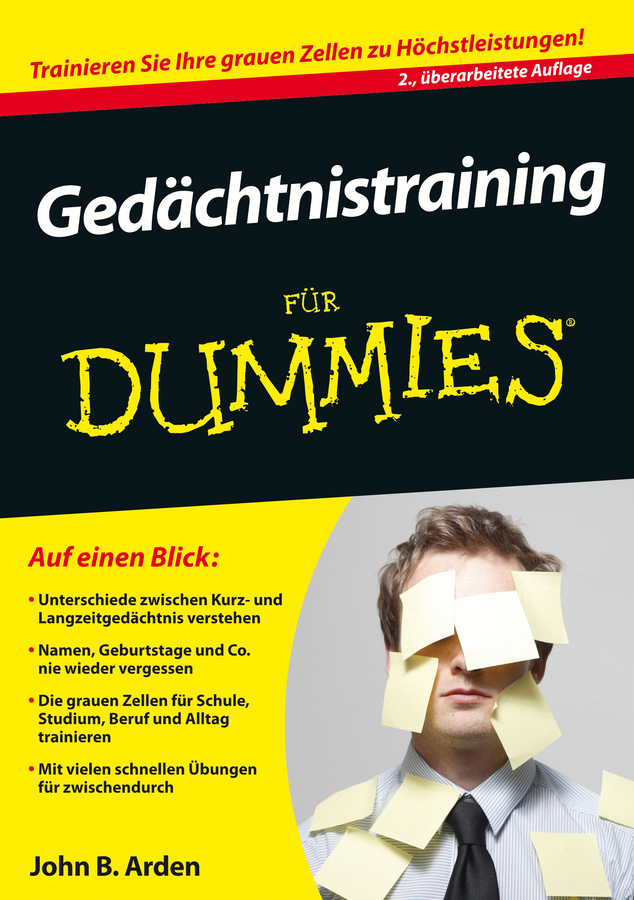 Cover: 9783527711581 | Gedächtnistraining für Dummies | John B. Arden | Taschenbuch | 256 S.