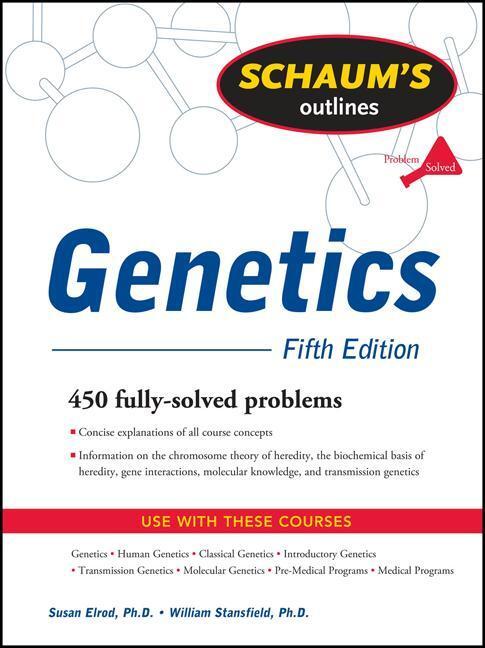 Cover: 9780071625036 | Schaum's Outline of Genetics, Fifth Edition | Susan Elrod (u. a.)