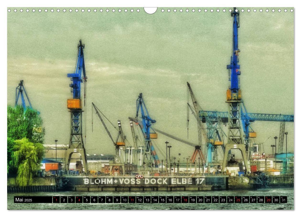 Bild: 9783435690220 | Faszination Hafen - Hamburg (Wandkalender 2025 DIN A3 quer),...