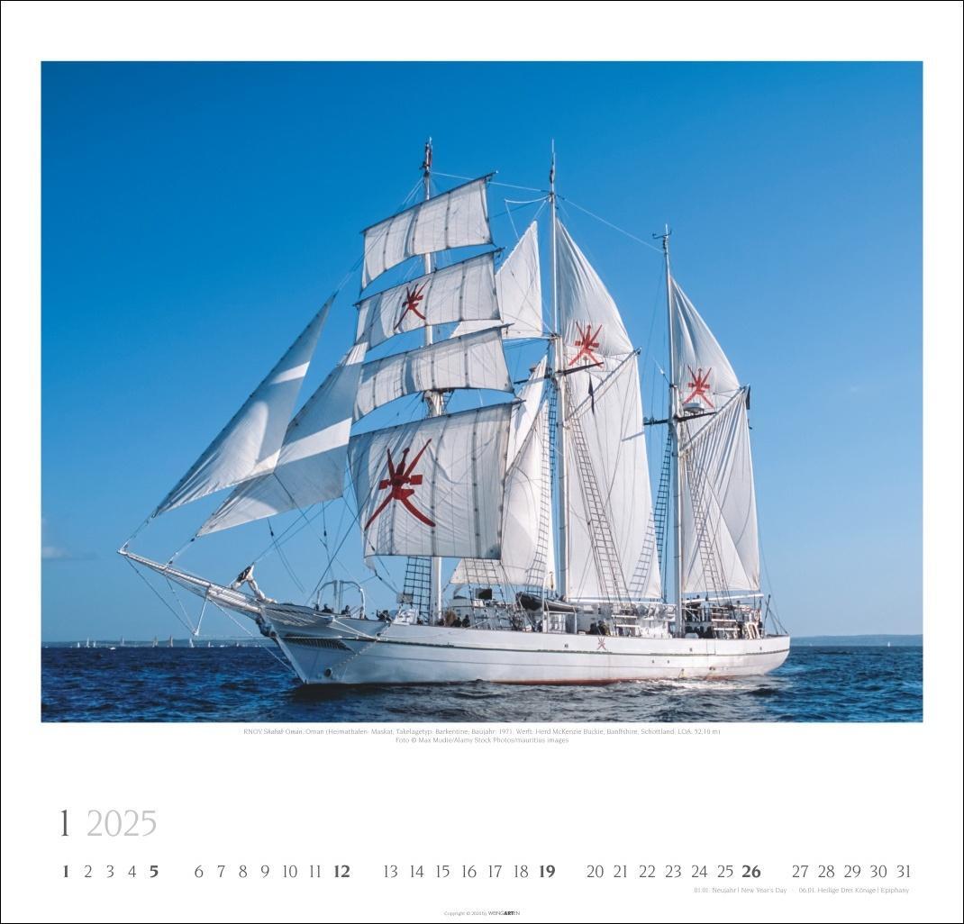 Bild: 9783839900345 | Tall Ships Kalender 2025 | Weingarten | Kalender | Spiralbindung