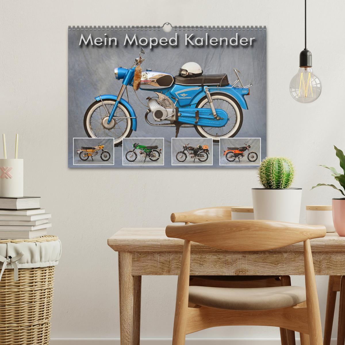 Bild: 9783435110537 | Mein Moped Kalender (Wandkalender 2025 DIN A3 quer), CALVENDO...