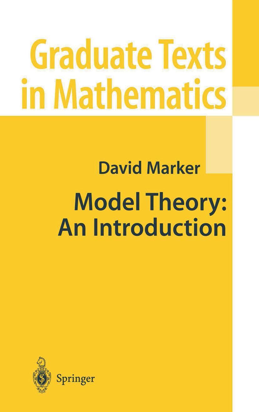 Cover: 9780387987606 | Model Theory : An Introduction | David Marker | Buch | viii | Englisch