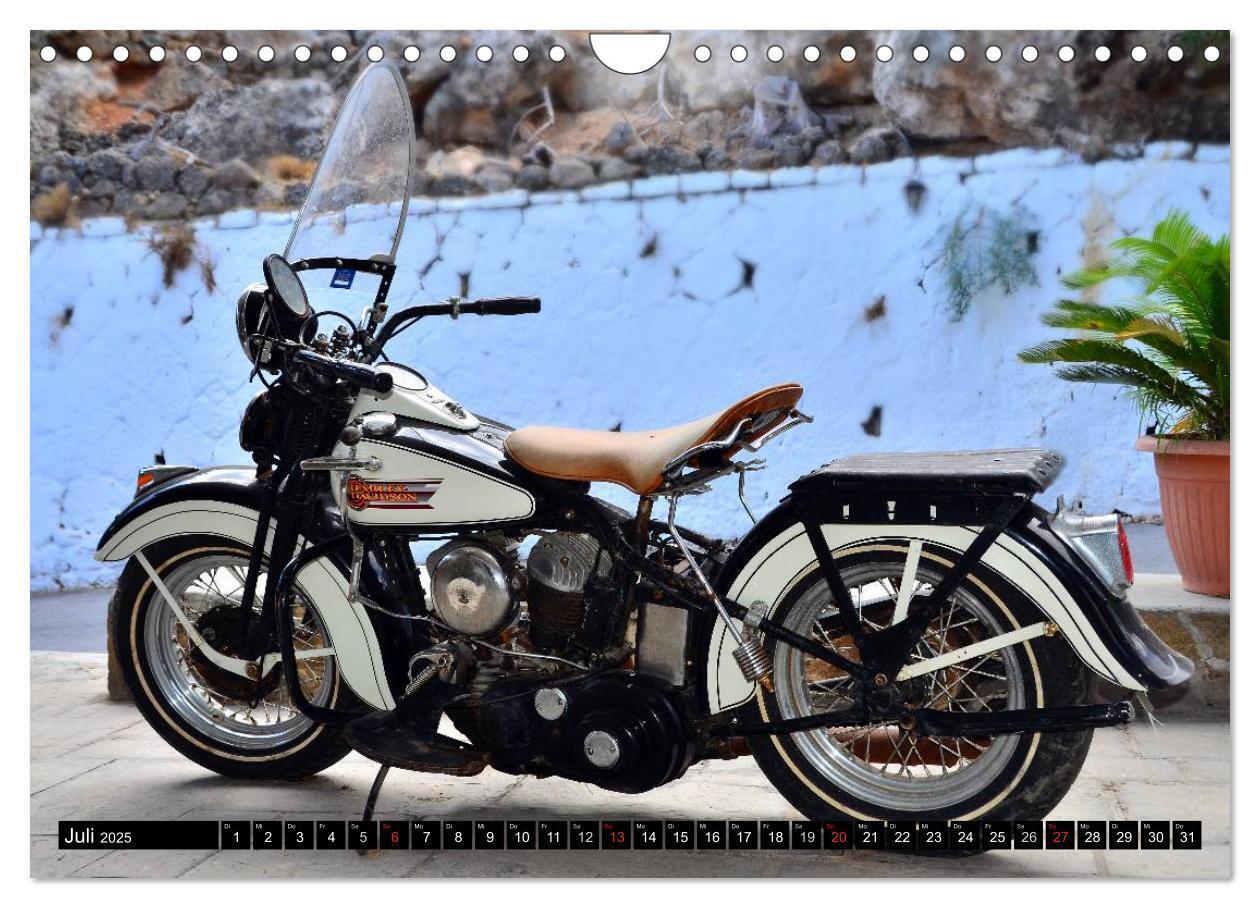 Bild: 9783435646777 | Harley Davidson WLA 750 (Wandkalender 2025 DIN A4 quer), CALVENDO...