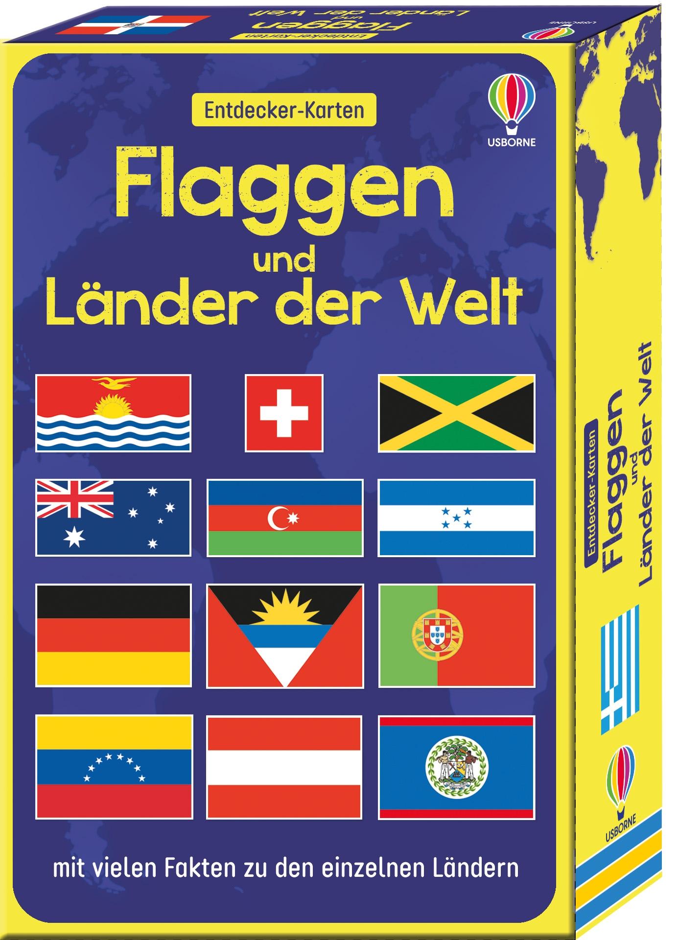 Cover: 9781035701254 | Entdecker-Karten: Flaggen und Länder der Welt | Taschenbuch | 50 S.