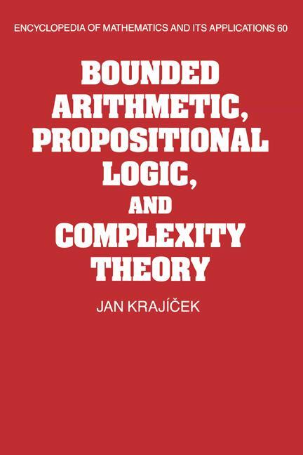 Cover: 9780521452052 | Bounded Arithmetic, Propositional Logic and Complexity Theory | Buch