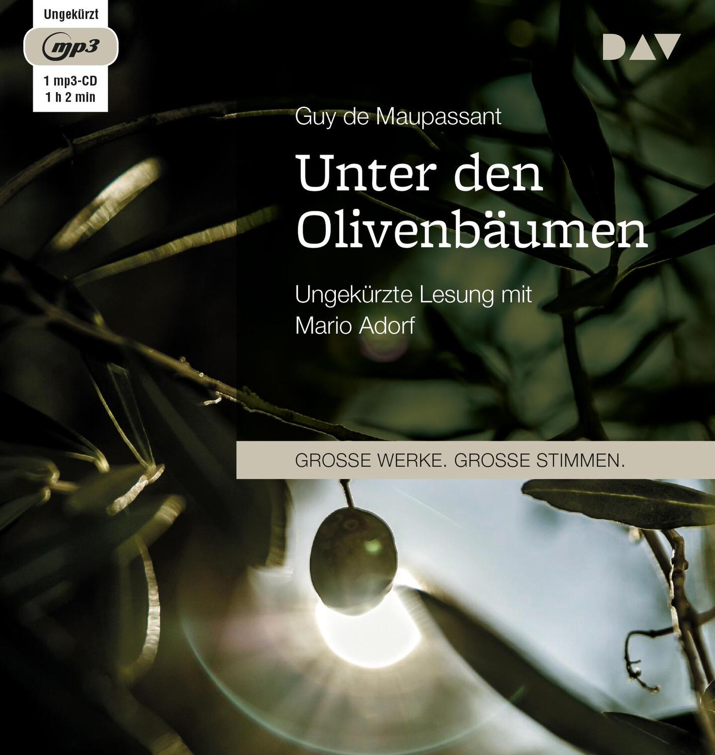 Cover: 9783742400352 | Unter den Olivenbäumen | Ungekürzte Lesung mit Mario Adorf | MP3