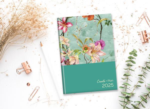 Bild: 9783731881384 | Buchkalender Create &amp; Plan Floral 2025 | Verlag Korsch | Buch | 192 S.