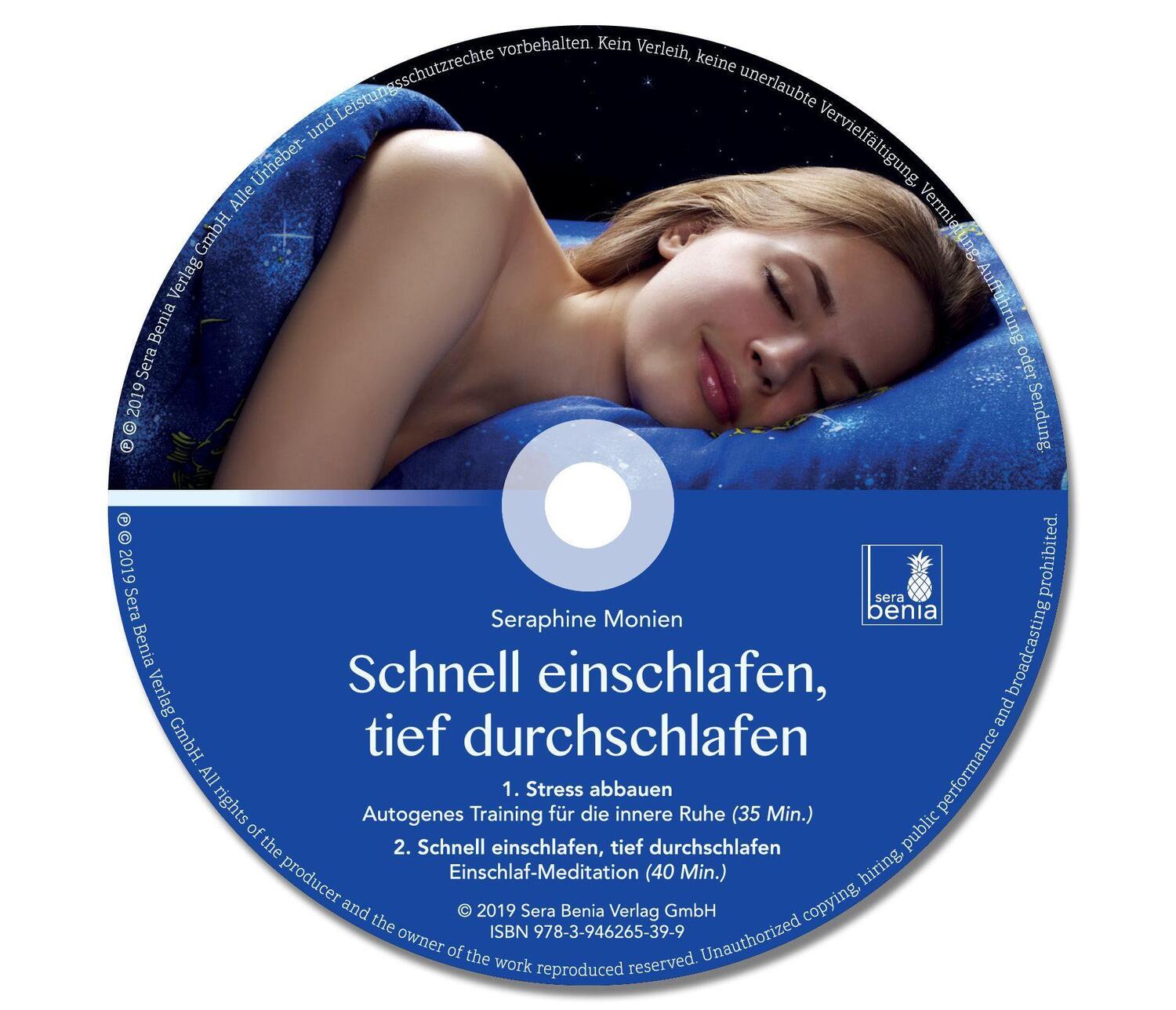 Bild: 9783946265399 | Schnell einschlafen, tief durchschlafen - Einschlafmeditation CD...