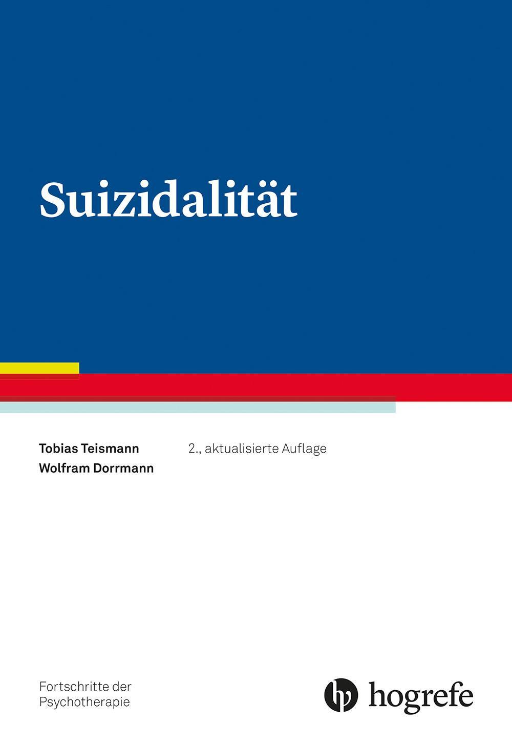 Cover: 9783801730376 | Suizidalität | Tobias Teismann (u. a.) | Taschenbuch | VI | Deutsch