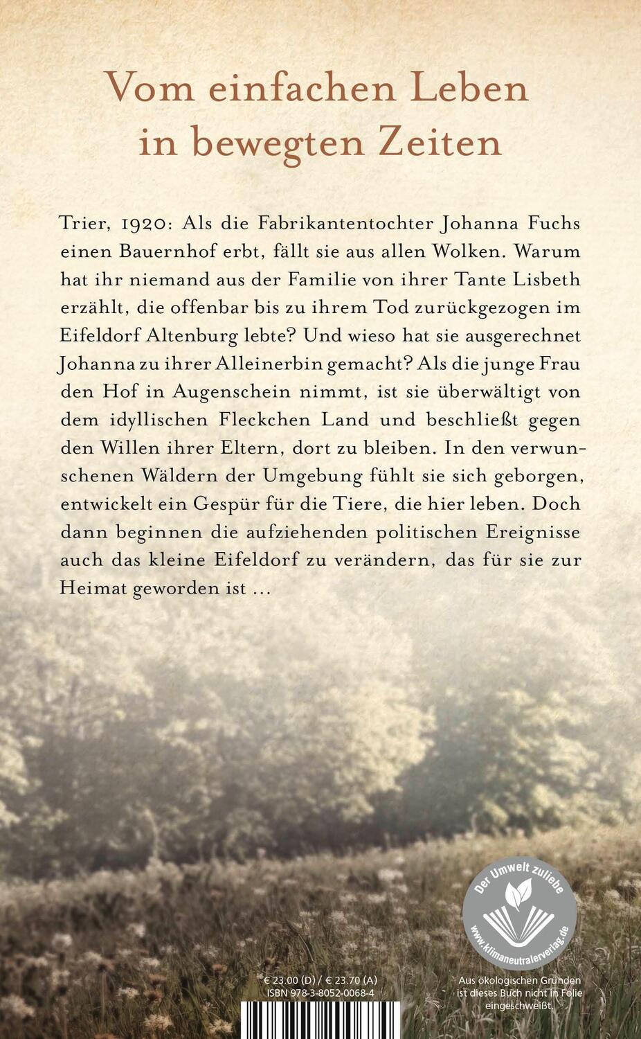 Rückseite: 9783805200684 | Eifelfrauen: Das Haus der Füchsin | Brigitte Riebe | Buch | Deutsch