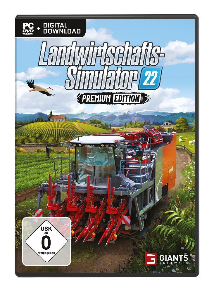 Cover: 4064635100760 | Landwirtschafts-Simulator 22, 1 DVD-ROM (Premium Edition) | DVD-ROM