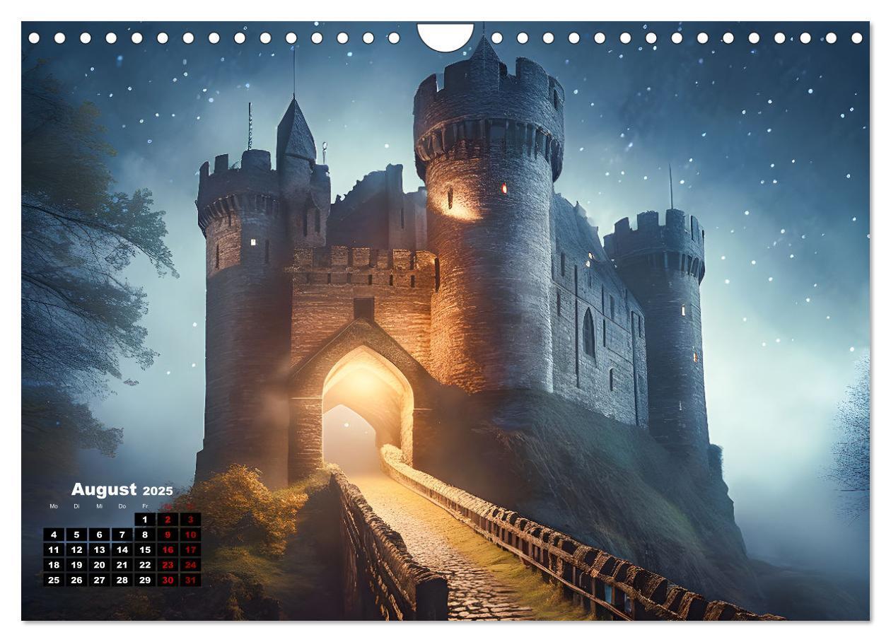 Bild: 9783383852350 | Burgen der Phantasie (Wandkalender 2025 DIN A4 quer), CALVENDO...