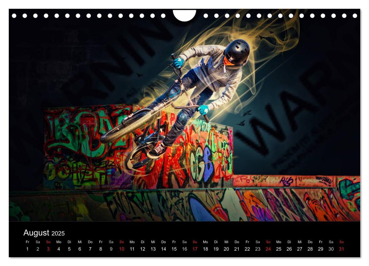 Bild: 9783435614608 | BMX My Life (Wandkalender 2025 DIN A4 quer), CALVENDO Monatskalender