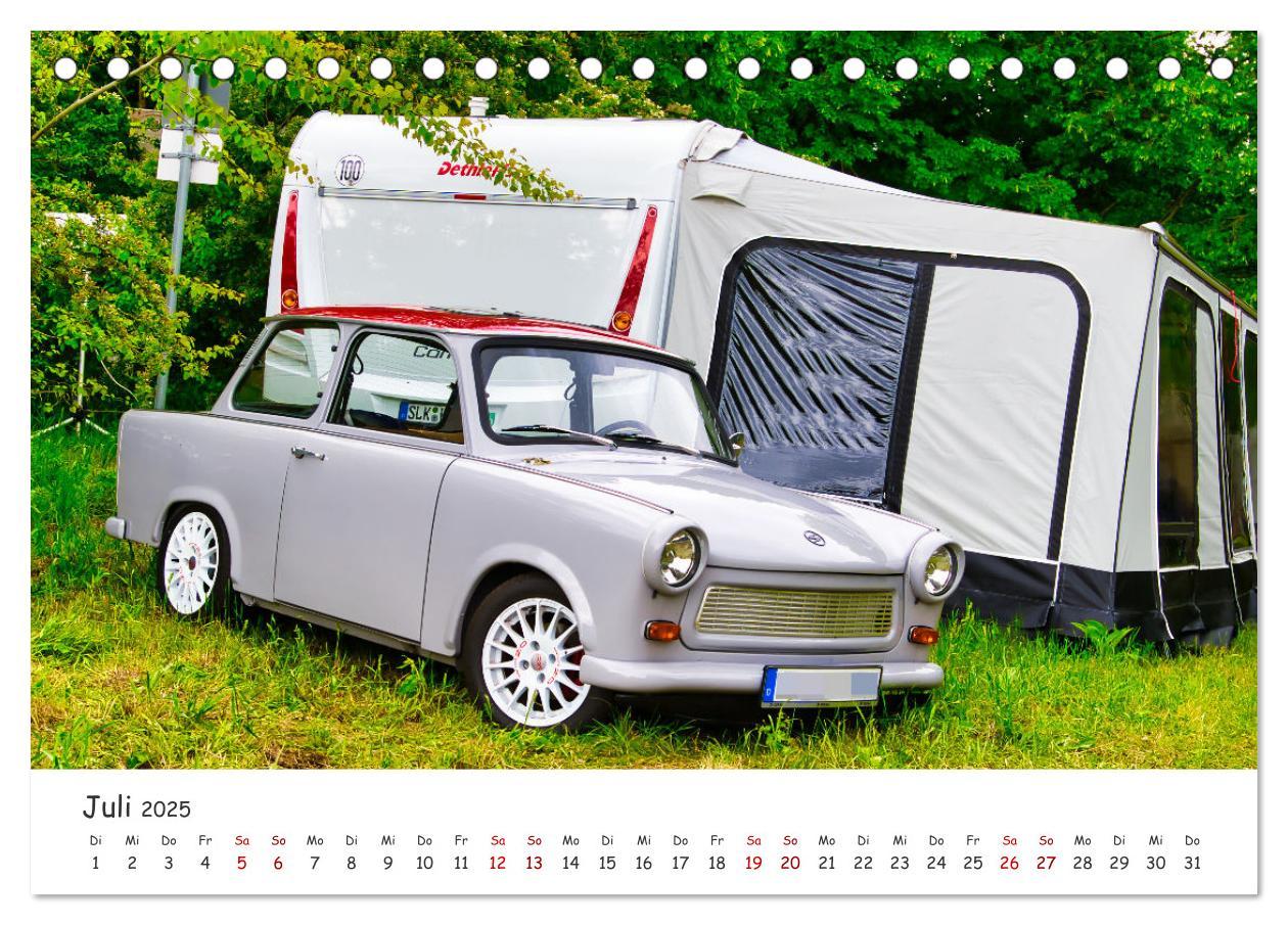 Bild: 9783383964107 | Trabi-Kult (Tischkalender 2025 DIN A5 quer), CALVENDO Monatskalender