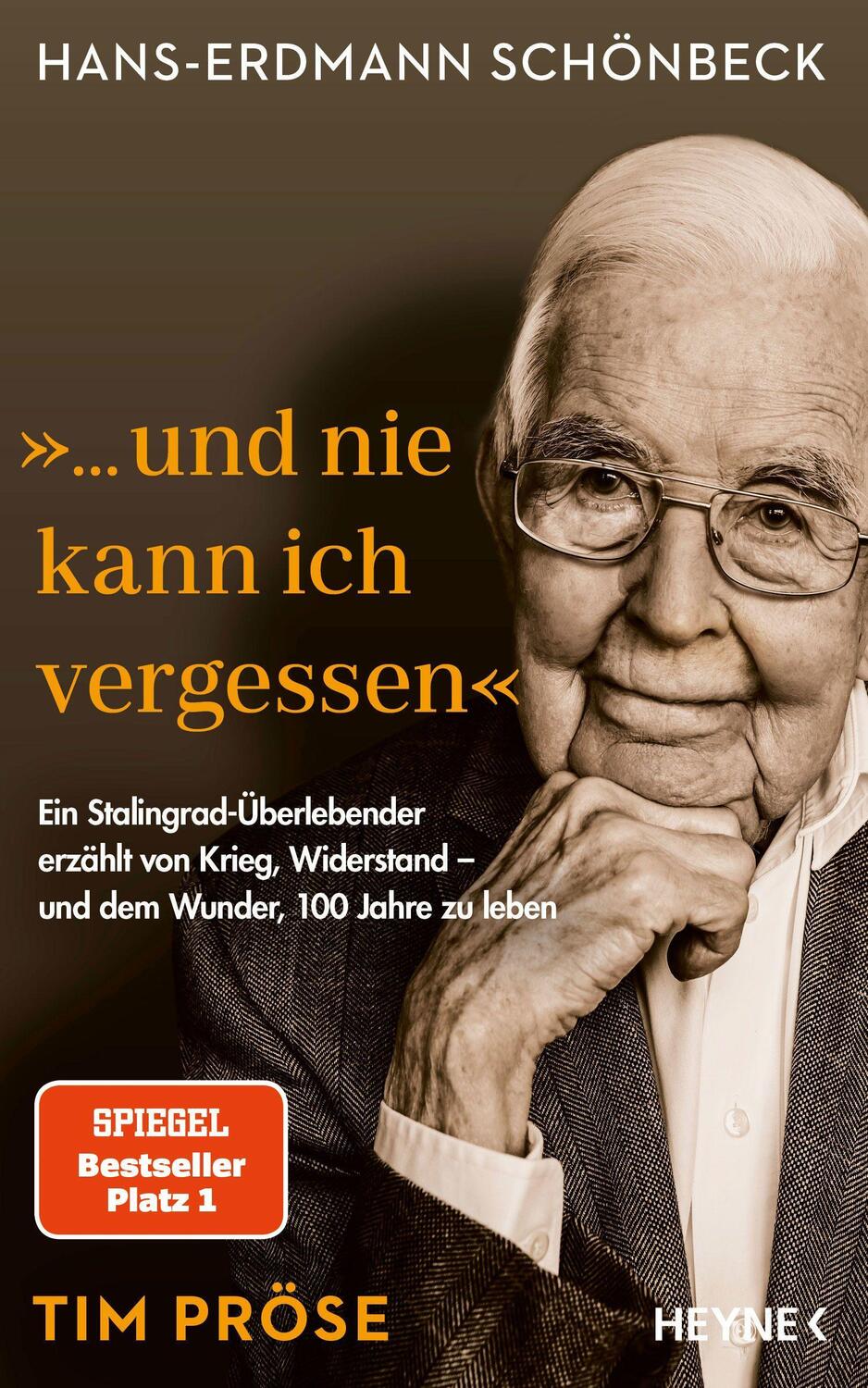Cover: 9783453218307 | Hans-Erdmann Schönbeck: "... und nie kann ich vergessen" | Tim Pröse