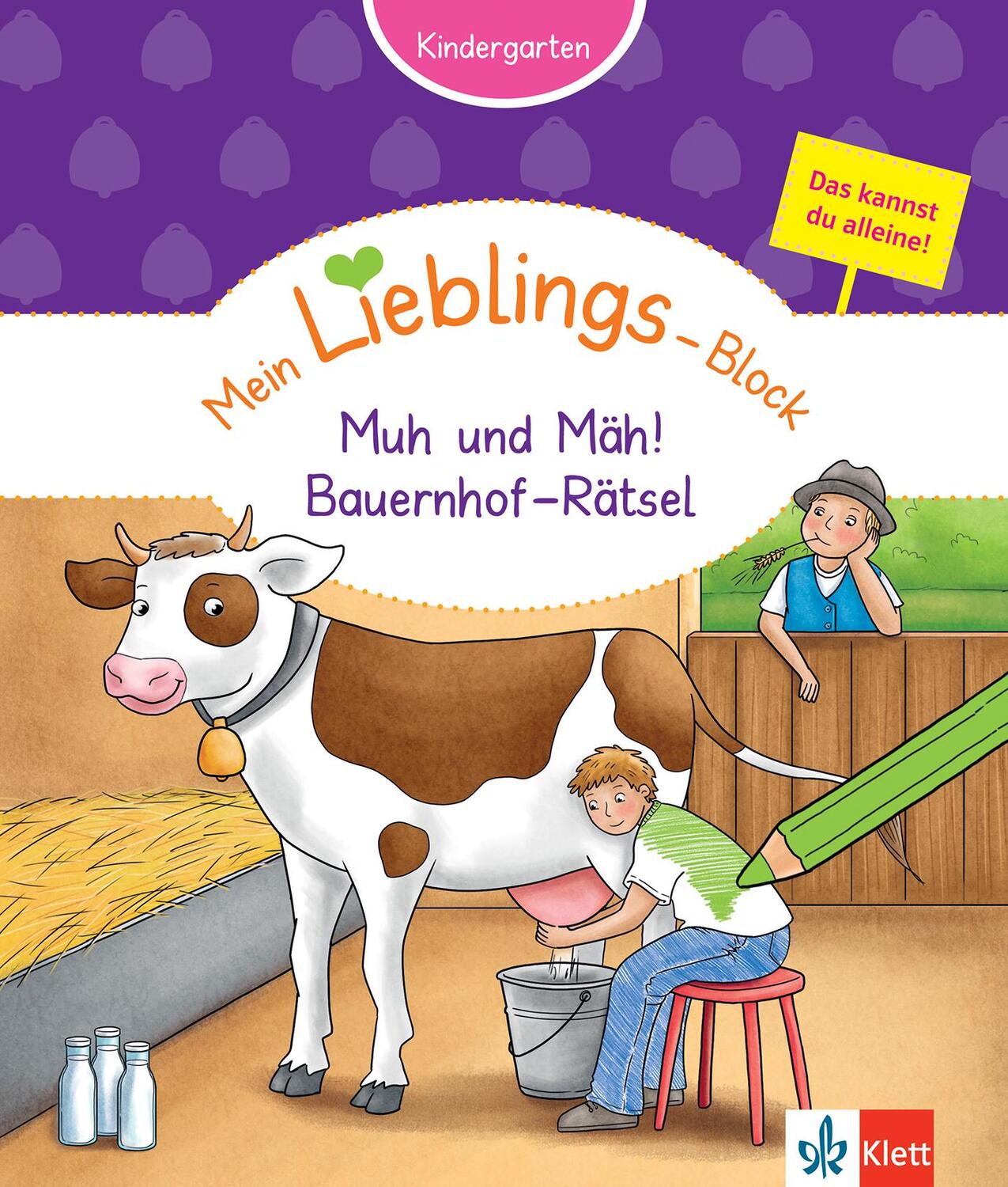 Cover: 9783129494868 | Klett Mein Lieblings-Block Rätsel mit muh und mäh | Britta Vorbach