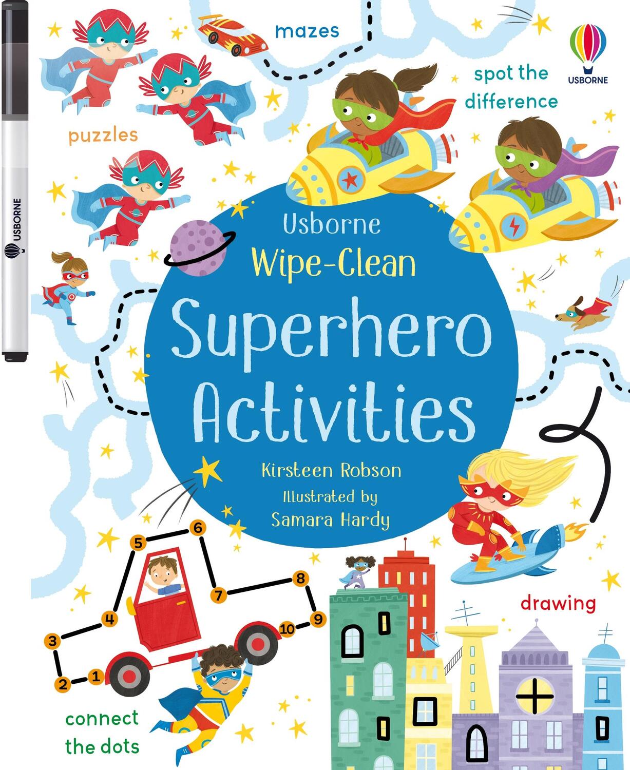 Cover: 9781474986854 | Wipe-Clean Superhero Activities | Kirsteen Robson | Taschenbuch | 2022