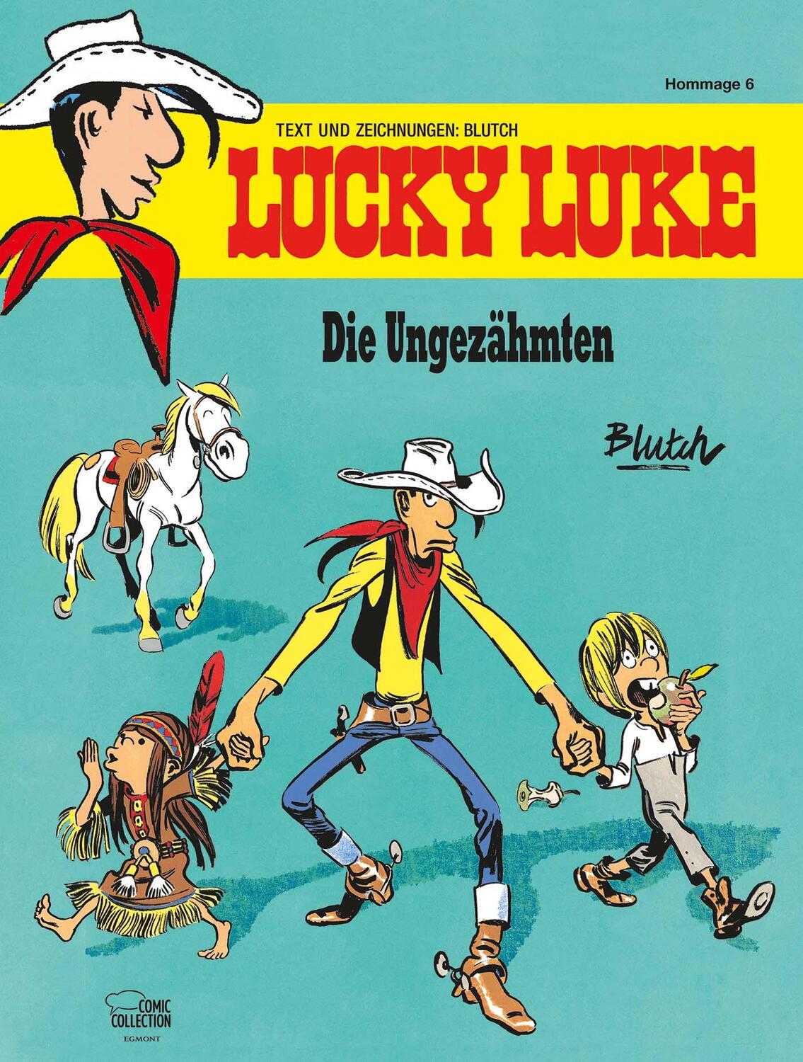Cover: 9783770409020 | Die Ungezähmten | Eine Lucky-Luke-Hommage von Blutch | Blutch (u. a.)